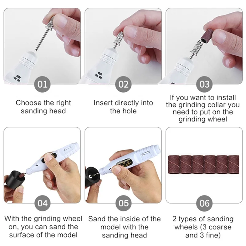 

Запчасти для принтера GO-3D, модель печати FDM, электрическая шлифовальная машина, инструменты для удаления, дрель, фреза, набор аксессуаров «сделай сам»