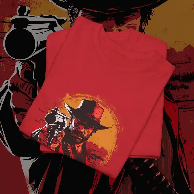 Red Dead Redemption II - Arthur Morgan Unisex Heavy Cotton T-shirt