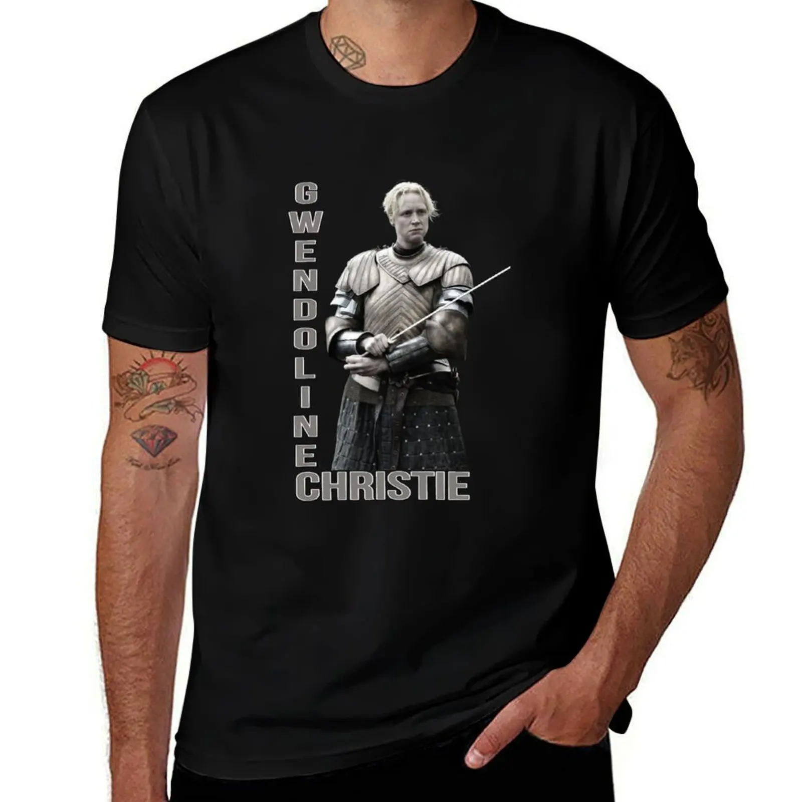 gwendoline christie T-Shirt oversized t shirt anime tshirt slim fit t shirts for men