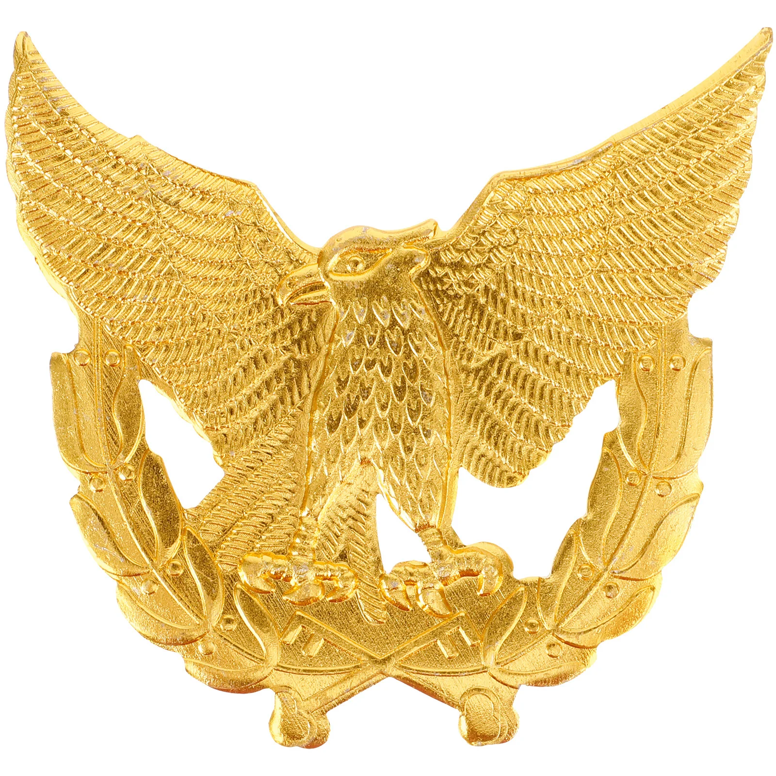 เข็มกลัดโลหะรูปนกอินทรีสำหรับติดเสื้อ หมวก หรือปกเสื้อ ทำจากโลหะผสมสังกะสี ใช้เป็นเครื่องประดับสำหรับชุดยูนิฟอร์ม