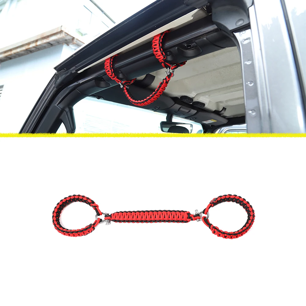 Barra de agarre superior para Jeep Wrangler JK JKU JL JLU gladiador JT Unlimited 2007-2023, accesorios de Interior de coche, negro