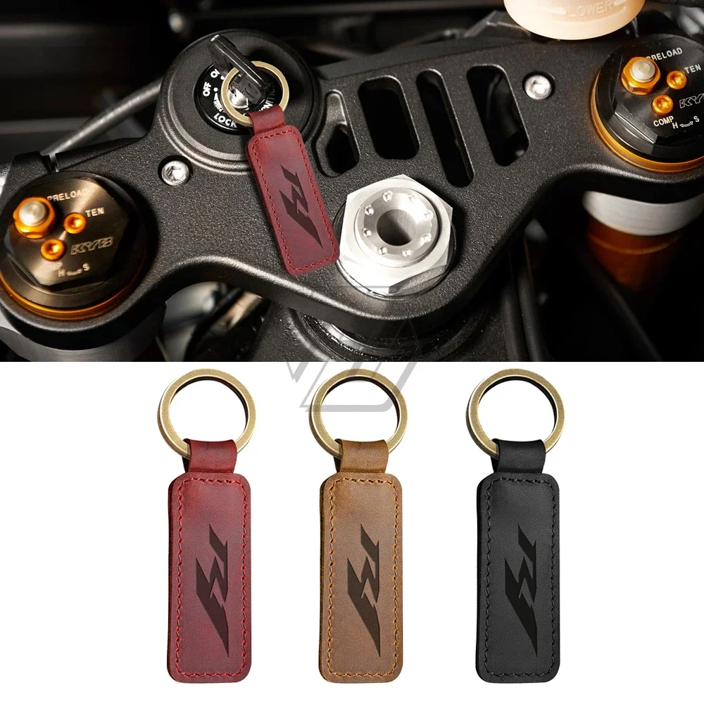 

Для Yamaha YZF R1 мотоциклетный брелок для ключей из воловьей кожи