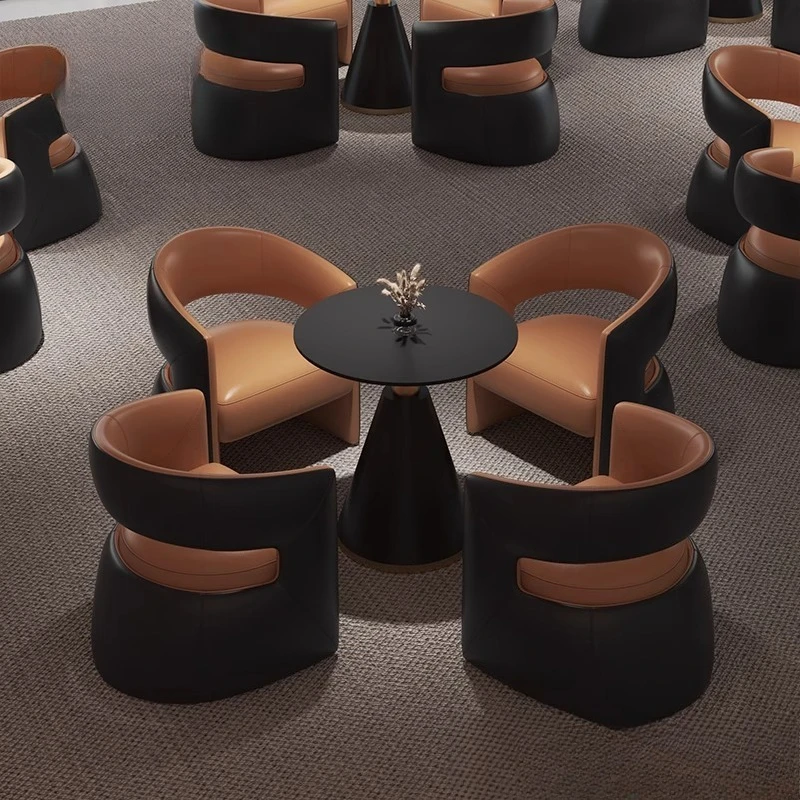 

restaurant tables and chairs special-shaped modern light luxury creative negotiation dining chairs