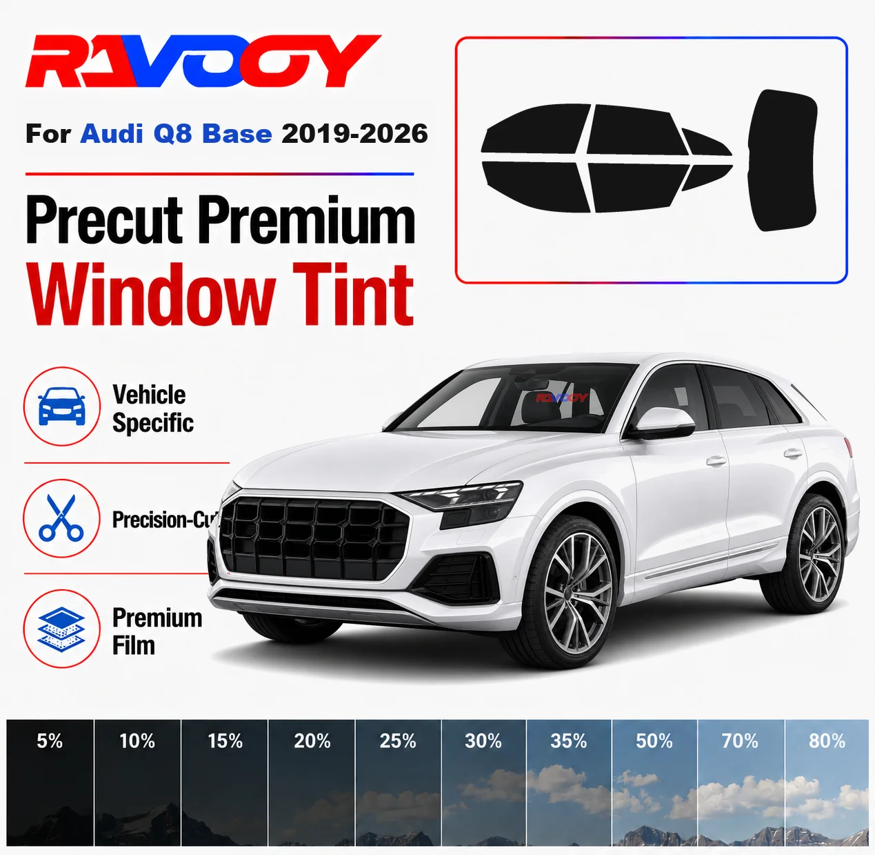premium-precut-window-tint-kit-front-windows-rear-windows-rear-windshield-for-audi-q8-base-2019-2026-car-solar-nano-ceramic-film