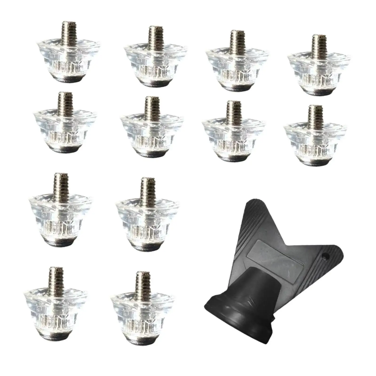 

12Pcs Football Boot Studs 13 mm 16 mm Anti Slip Portable Professional M5