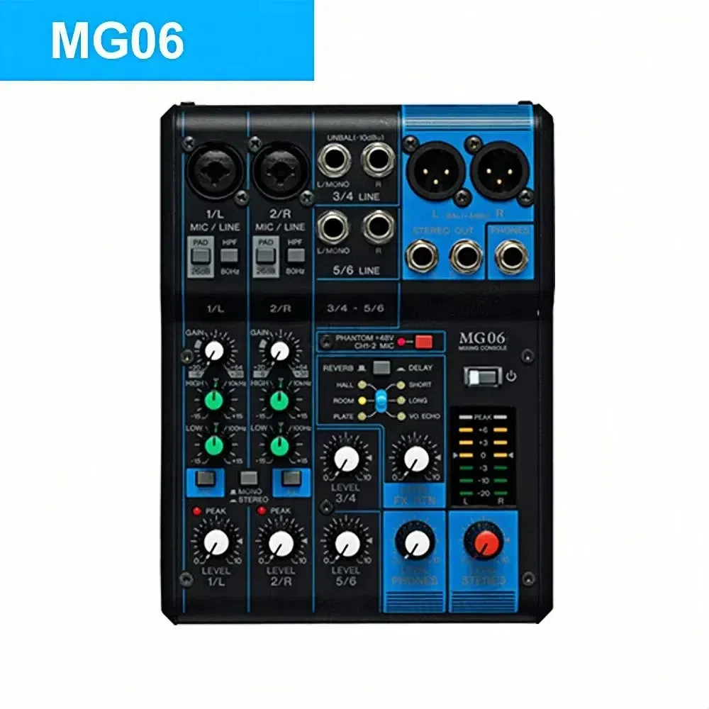 Paulkitson Mixer MG20 DJ Controller Audio Console Mixer Profesional Audio Mixer Sistem Suara 20 Kanal Digital Audio Console