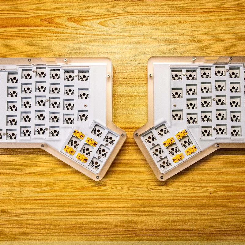 If-ergo مجموعة لوحة المفاتيح اللاسلكية 2.4g IFKB Ergo Hotswap Ergodox Vial قابلة للبرمجة مخصصة بيئة العمل سبليت لوحات المفاتيح لتقوم بها بنفسك عدة