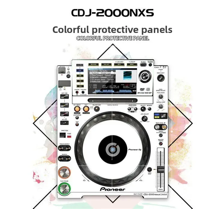 Pioneer CDJ-2000NEXUS Second Generation Disc Player, Protective Film, Protective Sticker, Protective Panel