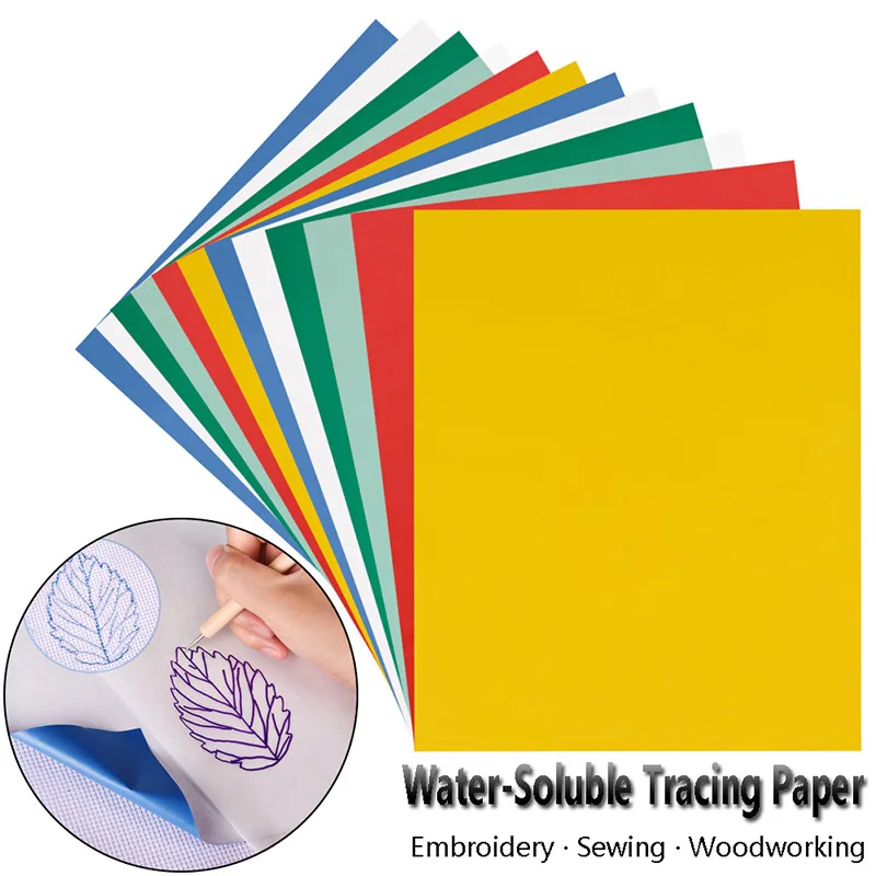 Set of Tracing Paper Coated Carbon Paper Fabric Drawing for Creative Expressions