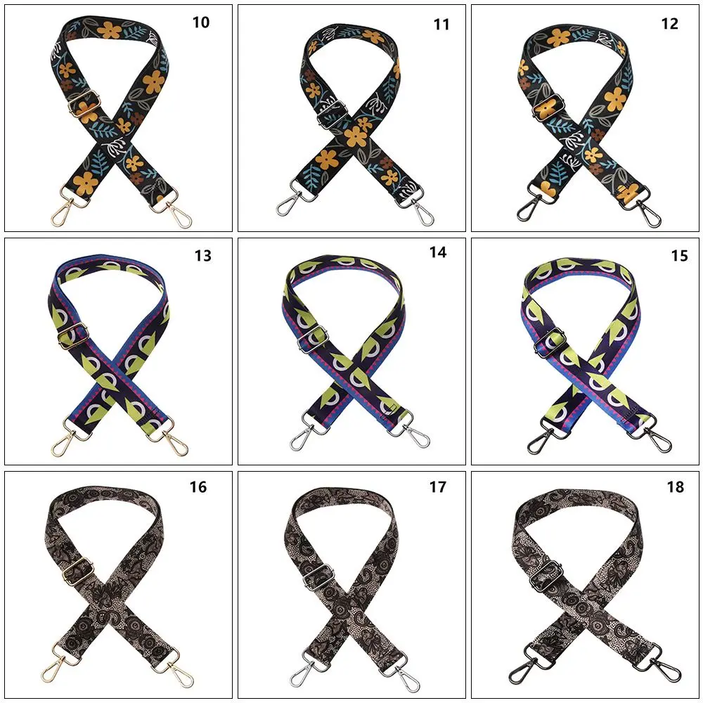 أزياء قوس قزح الرياح الوطنية على ظهره الملحقات الملونة حقيبة أحزمة حقيبة يد سلسلة حقيبة الكتف الأشرطة