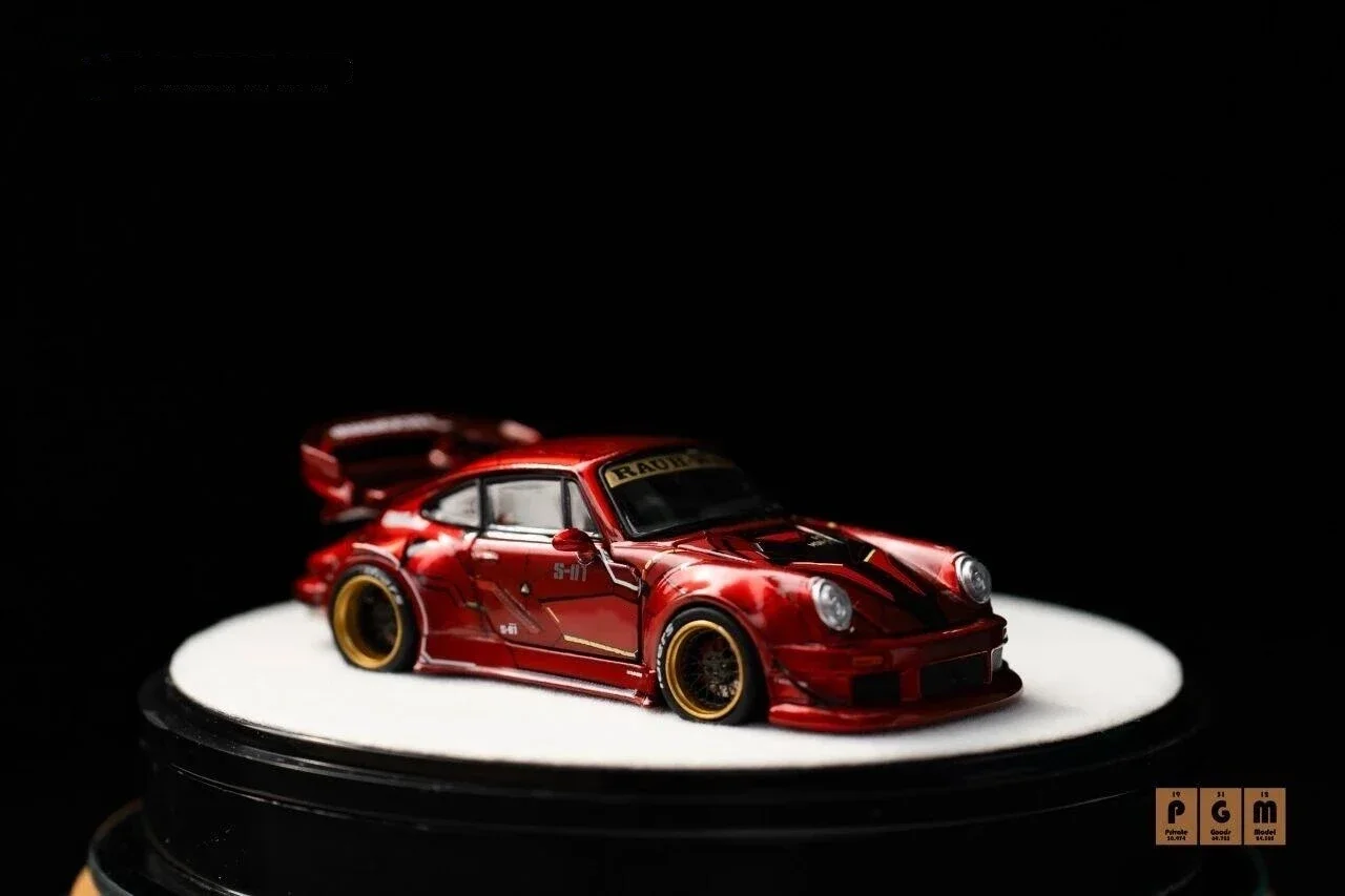 

2025APAxpo PGM 1:64 RWB930 Литая под давлением модель автомобиля, коллекция ограниченной серии