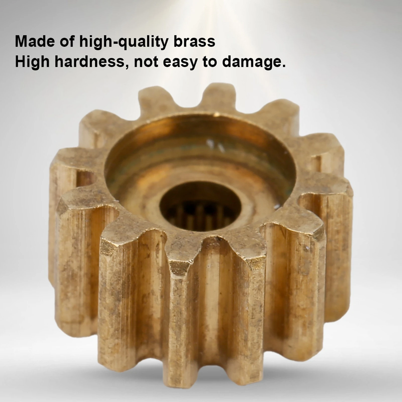Servovermogen met 12 tanden 4305‑0025‑0012 Servovermogen met 12 tanden Messing tandwiel 25 tanden Spline MOD 0.8 Vervangende servo-onderdelen