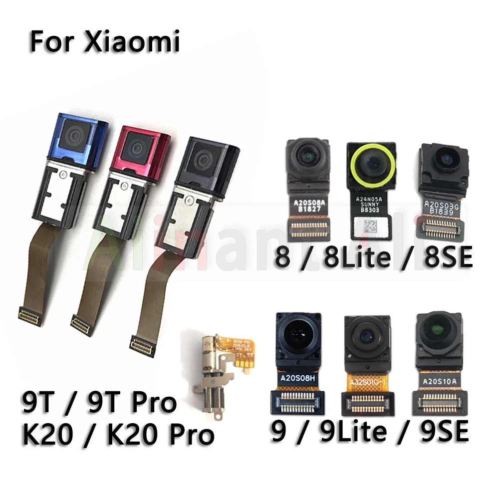 AiinAnt Small Front Camera Module Ribbon Flex Cable For Xiaomi Mi 8 9 Lite 9SE 8SE SE 9T Pro For Redmi K20 Pro Motor Lift Flex