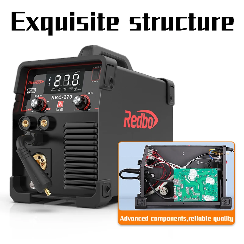 160Amp 220V Multifunctional Digital Gasless/gas MIG/MMA/TIG 4 in 1 CO2 MIG Welding Machine No Gas MIG Welder