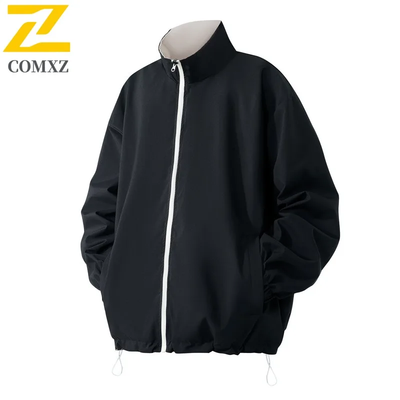 

COMXZ новая мужская куртка модный бейсбольный воротник приключение ветрозащитное пальто повседневная походная универсальная легкая осенняя верхняя одежда