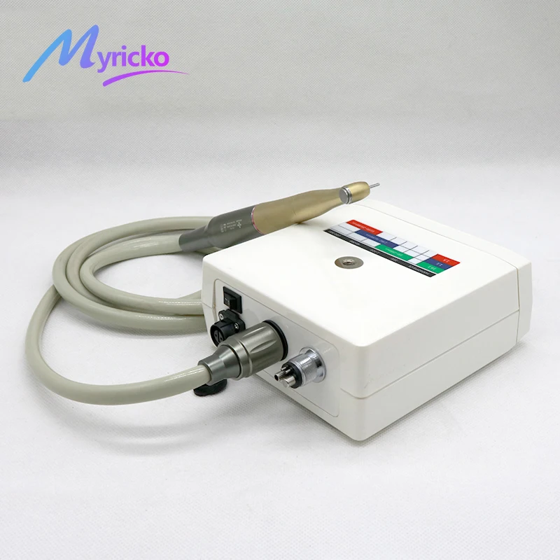 Stomatologiczny kliniczny bezszczotkowy silnik elektryczny LED Mircomotor i 1:5 1:1 16:1 Contra Angle Low Speed Handpiece Dentist Lab Equipment
