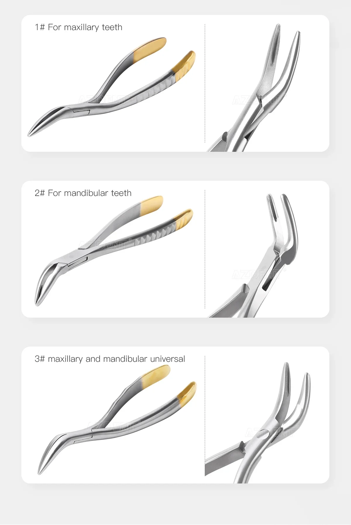 Dental Tools Residual Root Tweezers Tooth Extraction Forceps Maxillary Mandibular Teeth Universal Pliers Dental Tools