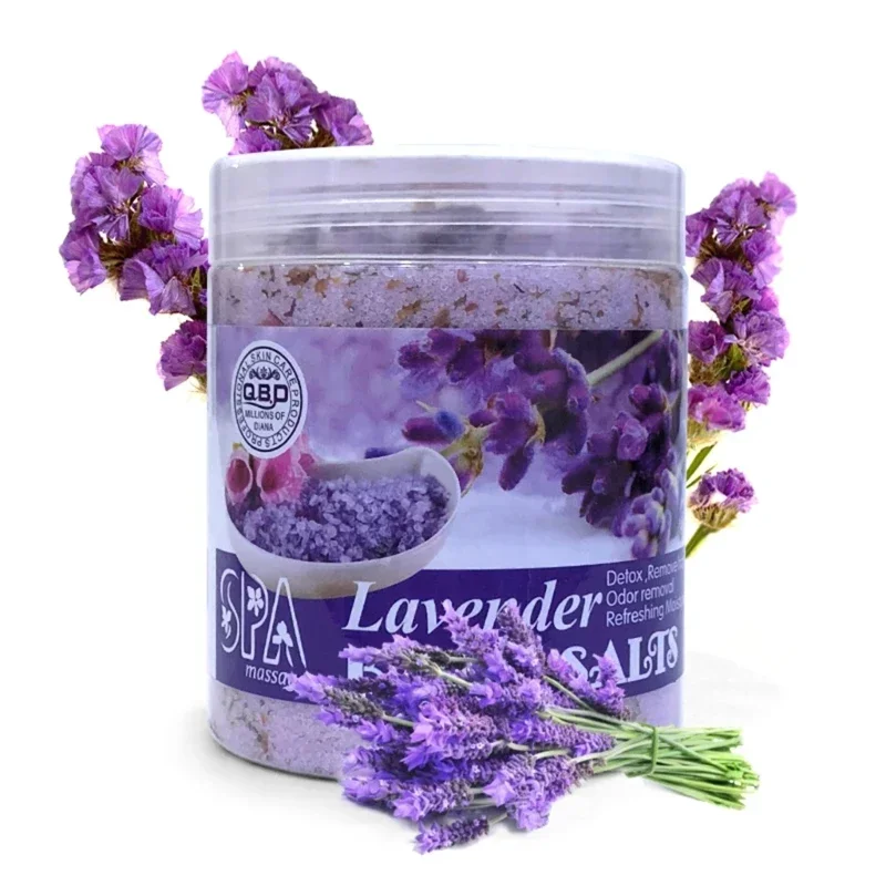 Sea Salt Body Scrub Bath Salts with Dried Flowers Bath Salts with Dried Flowers Petal Skin Smooth Softens Cuticles Moisturizing