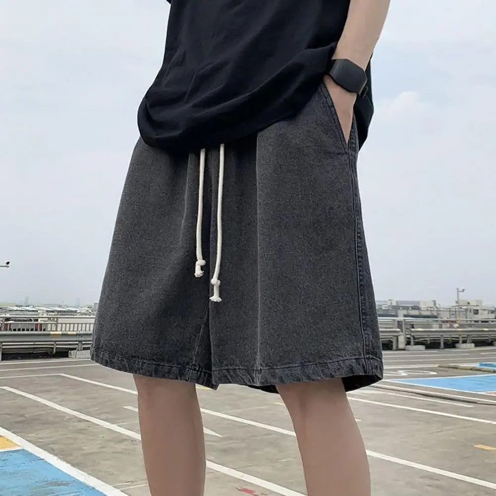 Children Jeans Boys Girls Cotton Shorts Splice Stretch Denim shorts Korean Teenage Trousers Wear Kids Clothing