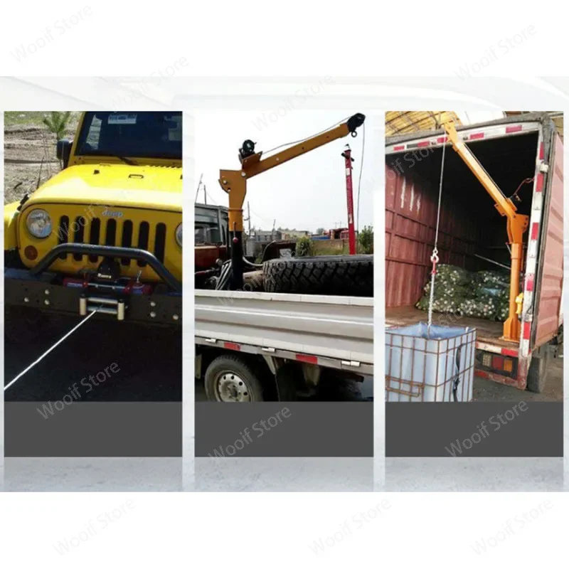 새로운 전기 윈치 12v 자동차 전기 호이스트 오프로드 차량 24v 자조 가정용 소형 와이어 로프 호이스트 호이스트