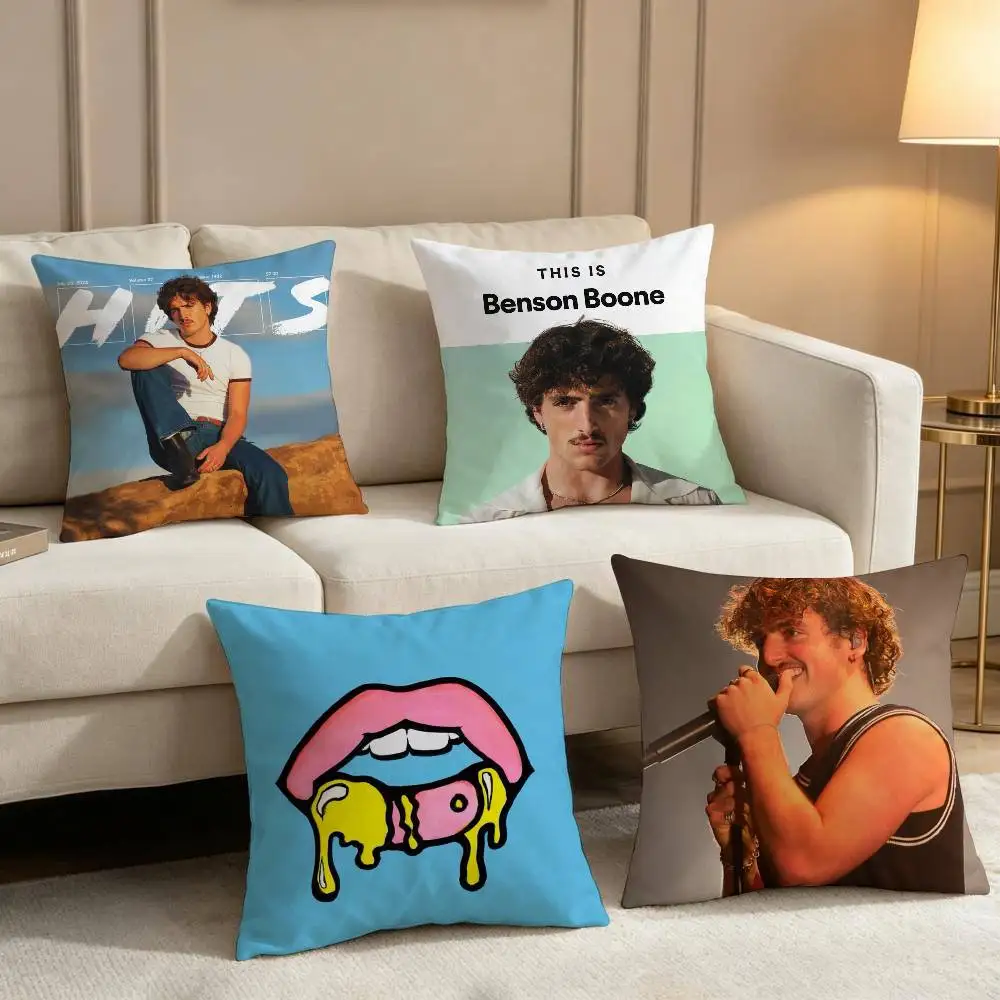 Singer Benson Boone cushion cover soft Comfortable Pillow Case for Sofa Living Room Cartoon Home office Decor Protective Covers