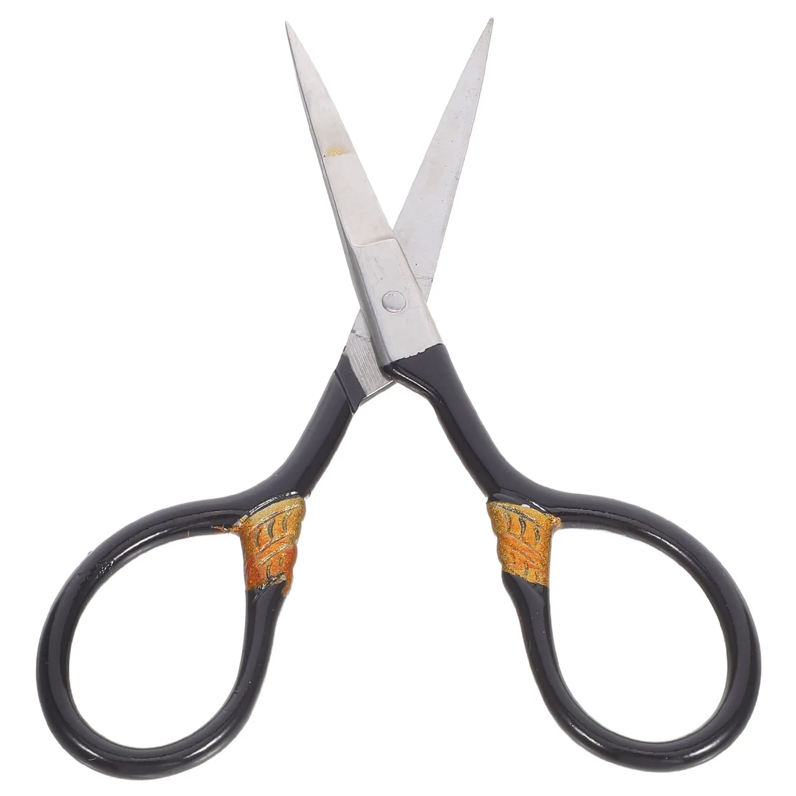 

Vintage Stainless Steel Mini Scissor Compact Lightweight Travel Trimming Eyebrow Nose Hair Facial Beard Grooming Kit