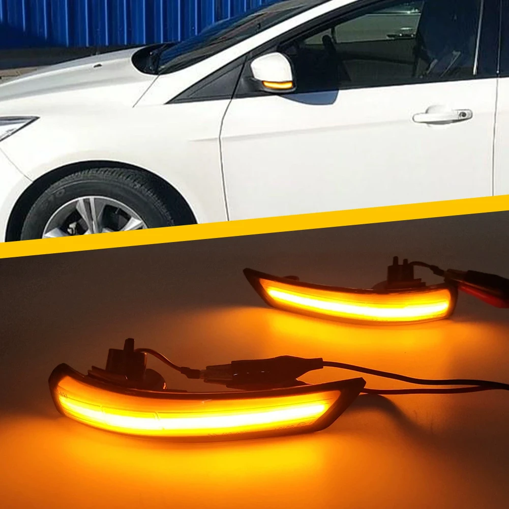 

2 шт. Водонепроницаемые динамические указатели поворота (бегущие огни) для наружных зеркал, OE: 1806305, 1806306 для Ford Mondeo MK2, MK3, MK4