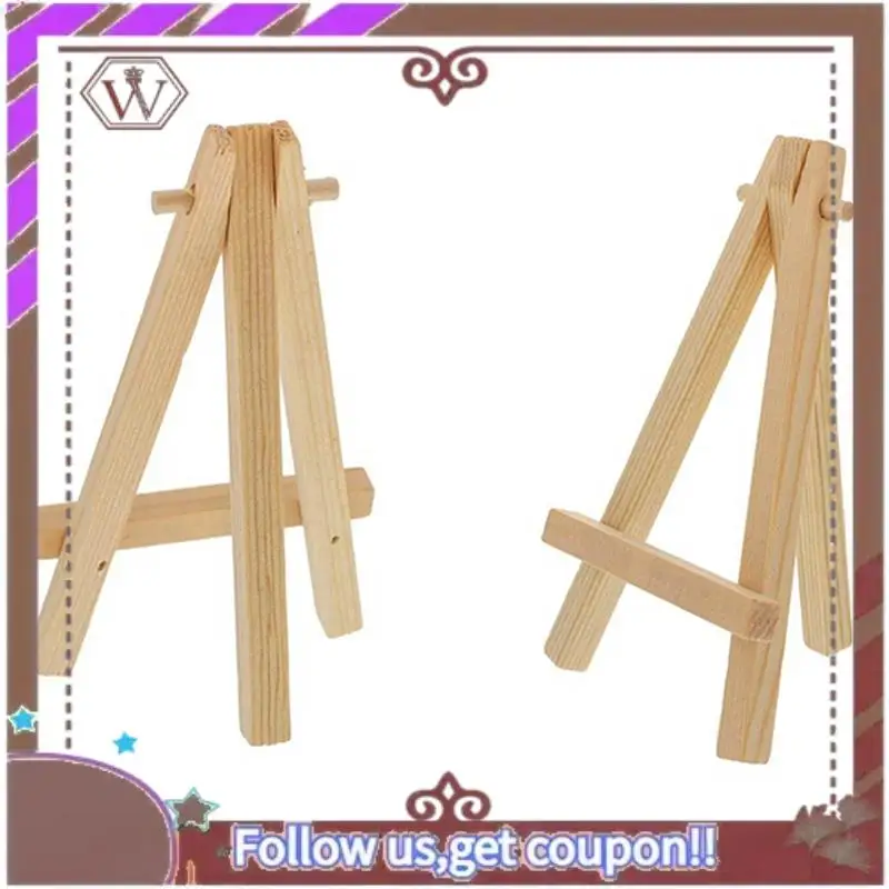 ABBG-40 Mini DIY Wooden Frame Artist Wooden Easel Wedding Table Card Stand Display Stand Party Decoration 15X8cm Easel