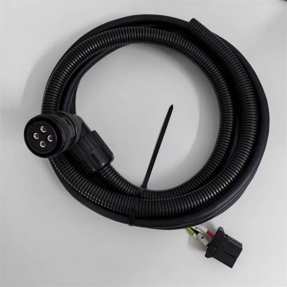 كابل طاقة المحرك X-Axis Y-Axis A06B-6130-H002 F06B-0001-K022 22-22S لـ Fanuc مع أنبوب الحماية #4