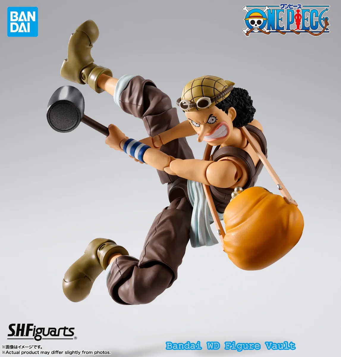 

В наличии Bandai Официально лицензированная цельная S.H.Figuarts Usopp-Dawn of Adventure Фигурки Аниме Модель Оригинальная игрушка в коробке в подарок