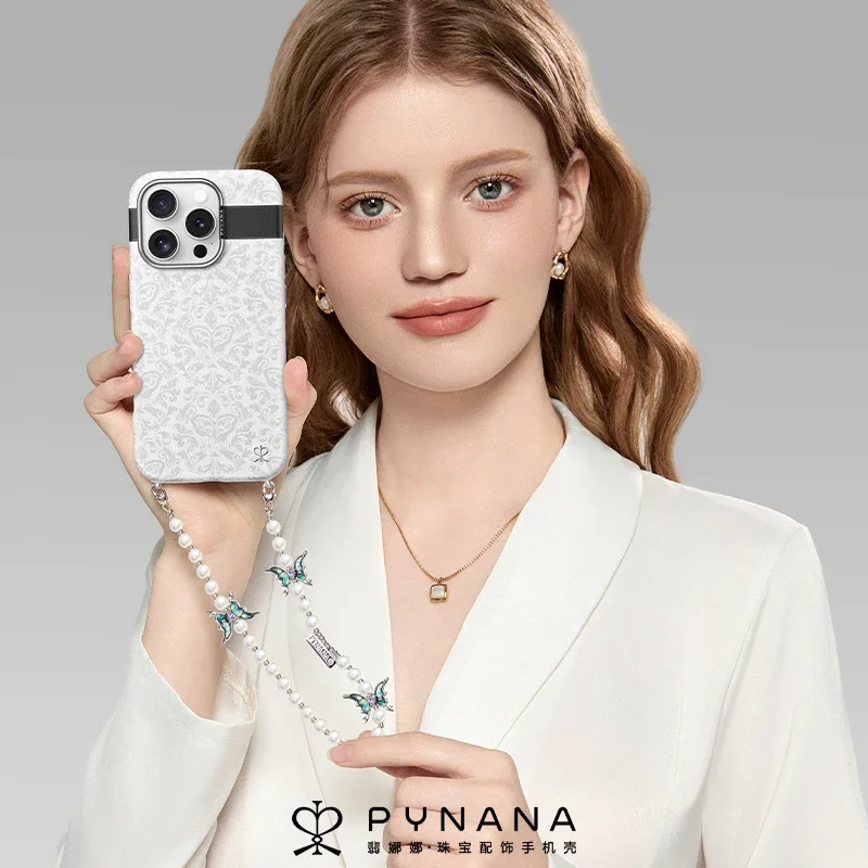 PYNANA Creative Case Cover iPhone16ProMax Case Magsafe Magnetic Wireless Charging iPhone16Pro Cover Custom Anti-drop Fashion