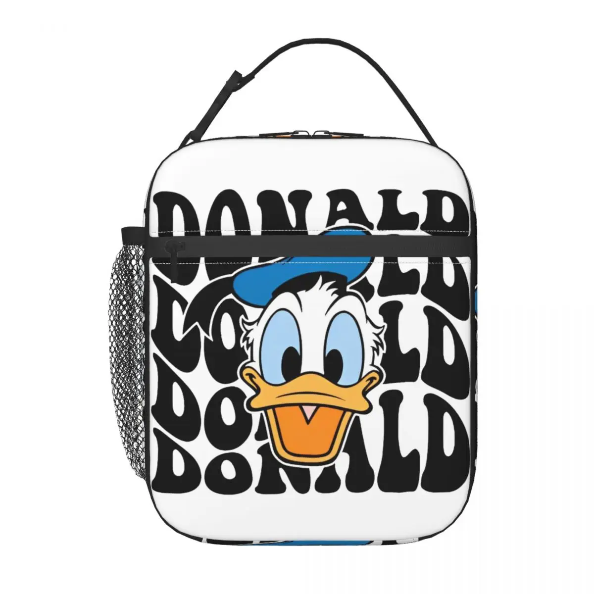 Disney Donald Duck Insulated Lunch Bag Food Container Portable Cooler Thermal Lunch Box For Work