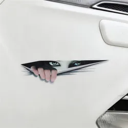 Interesting 3D Eyes Peeking Monster Sticker Voyeur Car Hoods Trunk Thriller Rear Window Funny Car Sticker