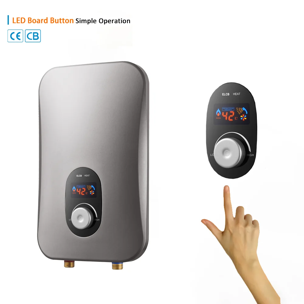220-240V 10Kw Hot Sale Touch Control Quickly Heating Multi Point Use Instant Water Heater
