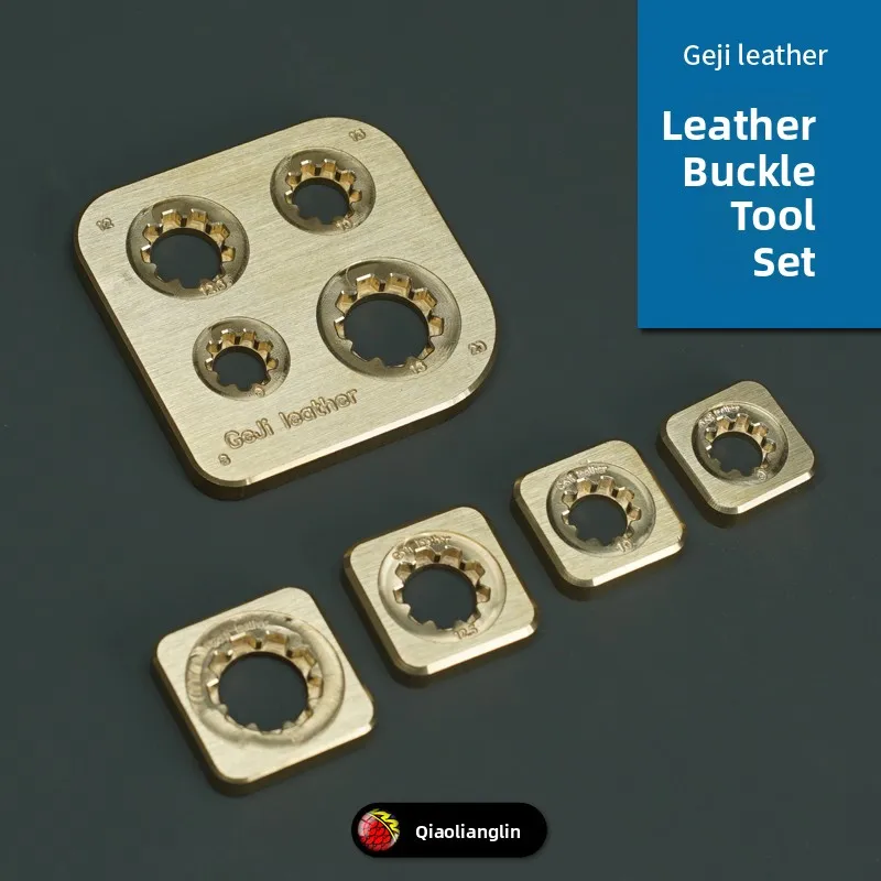 

Geji Leather DIY Tool Kit Handmade Assorted Buttons Patch Leather Accories for Sewing And Crting