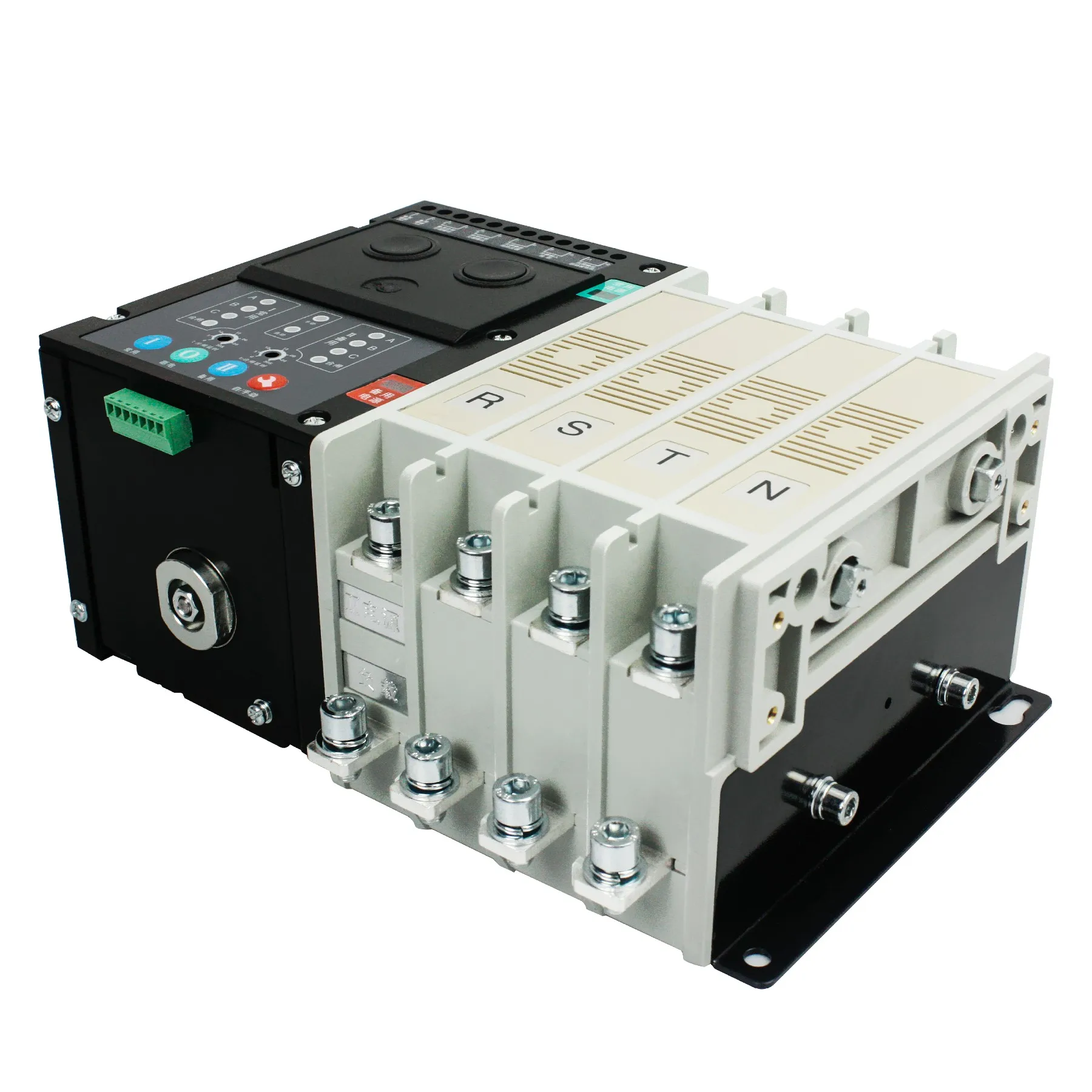 YUYE Integral Type 3 Position Intelligent Automatic COS Manual Change Over Switch ATS Controller Generators 4 Poles ATS