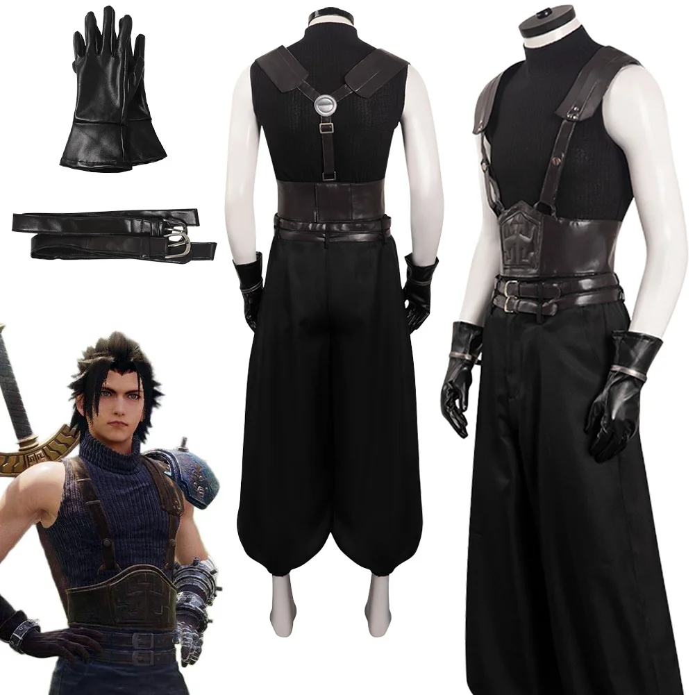 

Fantasia FF7 Zack Cosplay Suits Game Final Fantasy VII Remake Zack Cosplay Men Disfraz Costume Man Halloween Carnival Pary Cloth