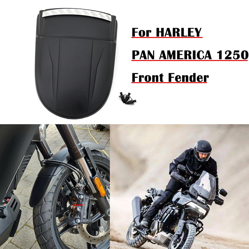 

For HARLEY PAN AMERICA PA1250 PA1250S pa 1250 s 1250S 2021 2022 Fender Extender Motorcycle Accessories Front Mudguard Extension