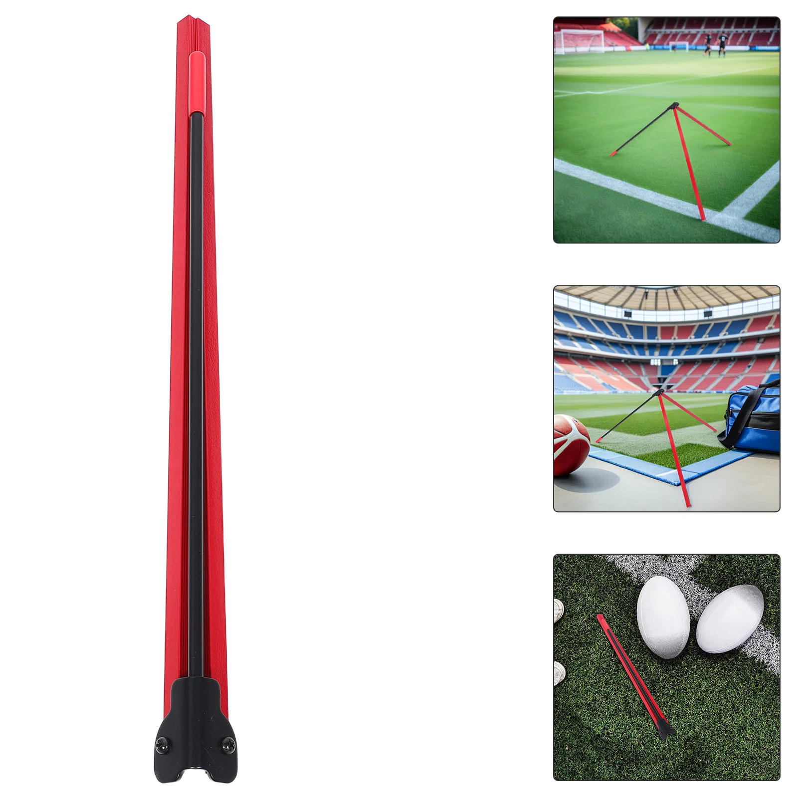 Tee Sepak Bola yang Dapat Disesuaikan, Anti Selip, Stabil, Ringan, Portabel, Penyangga Gol Lapangan, Peralatan Latihan Sepak Bola