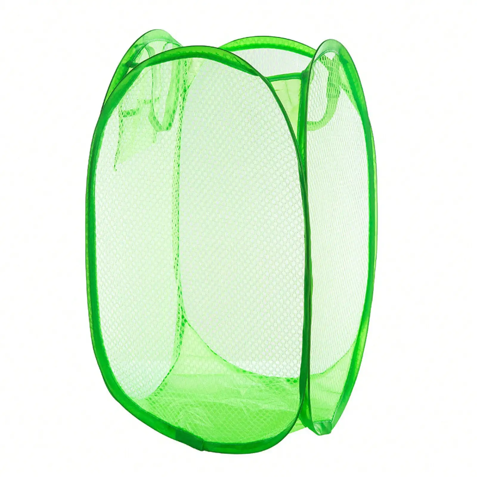 

Складная корзина для белья из сетчатого материала, портативная корзина для грязного белья, корзина для хранения домашнего текстиля, 1 шт.