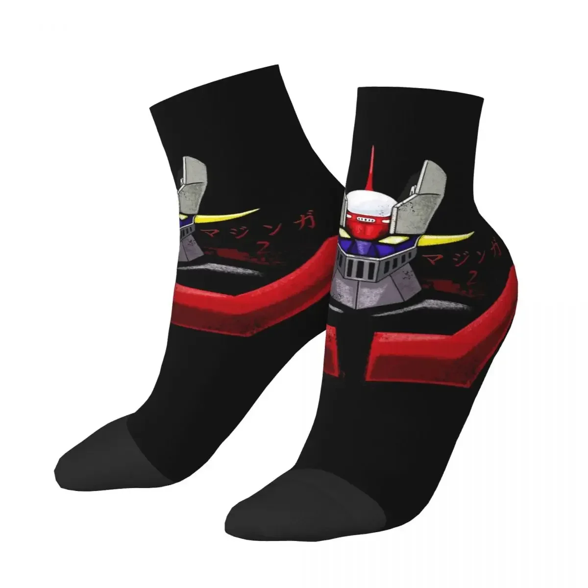 Mazinger Z Goldorak Actarus Grendizer Mask Socks Harajuku High Quality Stockings All Season Socks for Man Woman Christmas Gifts