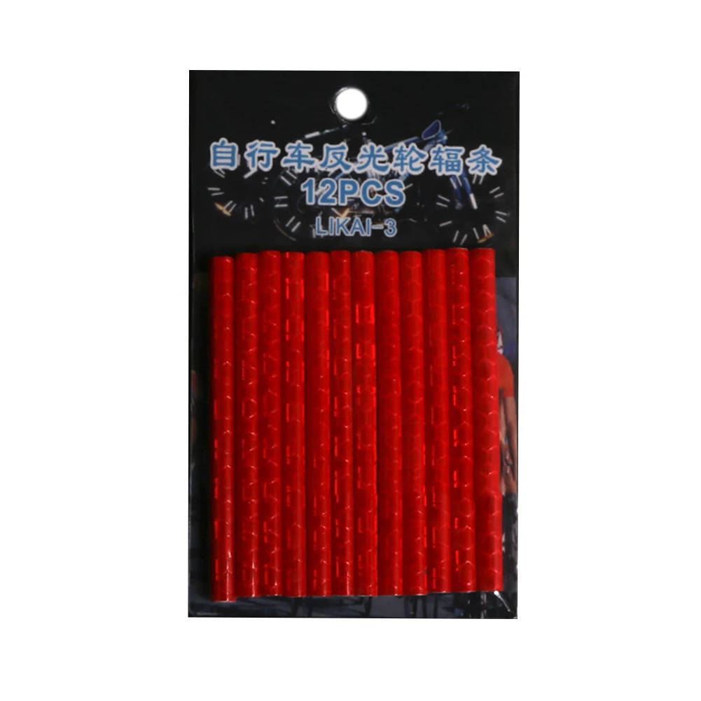 

Improve Bicycle Reflective Strip Cycling Light Spoke Eye Catching Look High Quality Inner Diameter Lightweight