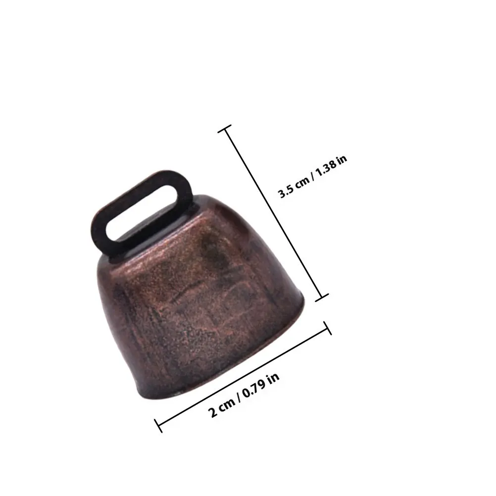 4Pcs Sheep Bells Iron Vintage Cow Bells Loud Calling Bell for Farm Animal Anti-Lost Noise Maker Crafts Cow Bell