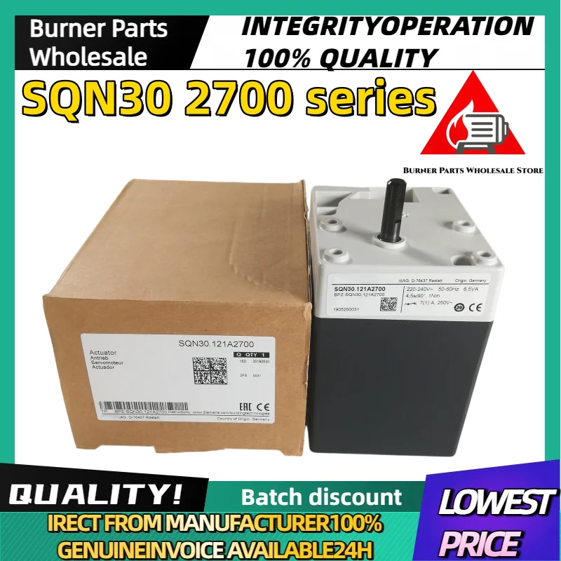 【Genuine】SQN30.111A2700 SQN30.121A2700 SQN30.401A2700 SQN30.402A2700 Servo Motor Damper Actuator Boiler Burner Replacement Parts