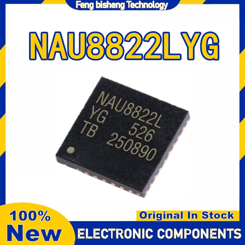

5 шт. новые оригинальные чипсеты NAU8822L NAU8822LYG QFN-32 в наличии