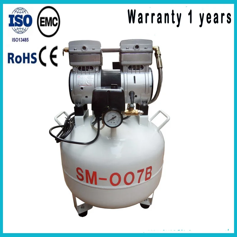 Factory best price silent medical den tal compressor oil free air pump