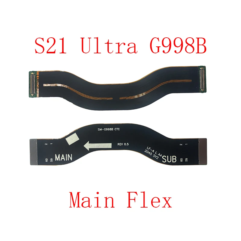 Motherboard Main Board Connector For Samsung Galaxy S21/Plus/Ultra/FE S21FE G990U G991 G996 G998 B U LCD Display USB Flex Cable