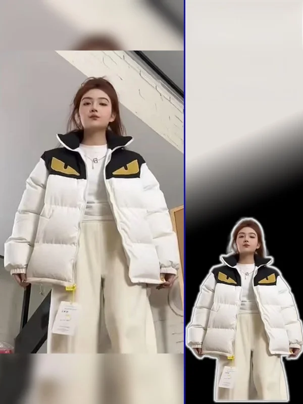 

Новая женская зимняя утепленная куртка-пуховик больших размеров в американском стиле с воротником-стойкой, на молнии, с длинными рукавами, из хлопка