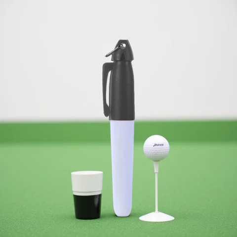 새로운 골프 라인 클립 T-볼 서랍 3 라인 볼 마커 정렬 라인 퍼팅 포지셔닝 보조 골프 용품