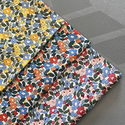 145x50cm Liberty Betsy Berry 40S Cotton Poplin Little Flower Sewing Fabric, Making Blouse Children Dress Handmade DIY Cloth 2023